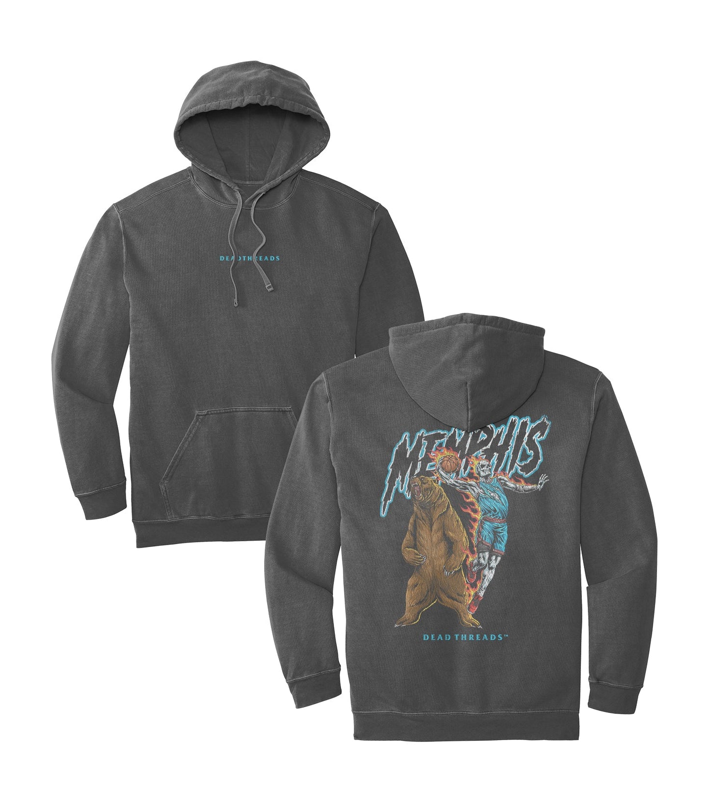 MEMPHIS BASKETBALL - “DT ESSENTIAL" HOODIE – Hoodie – Dead Threads Apparel