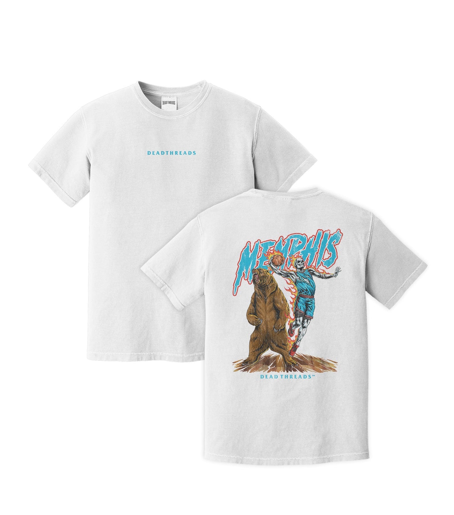 MEMPHIS BASKETBALL - “DT ESSENTIAL" PREMIUM T - SHIRT – T-Shirt – Dead Threads Apparel