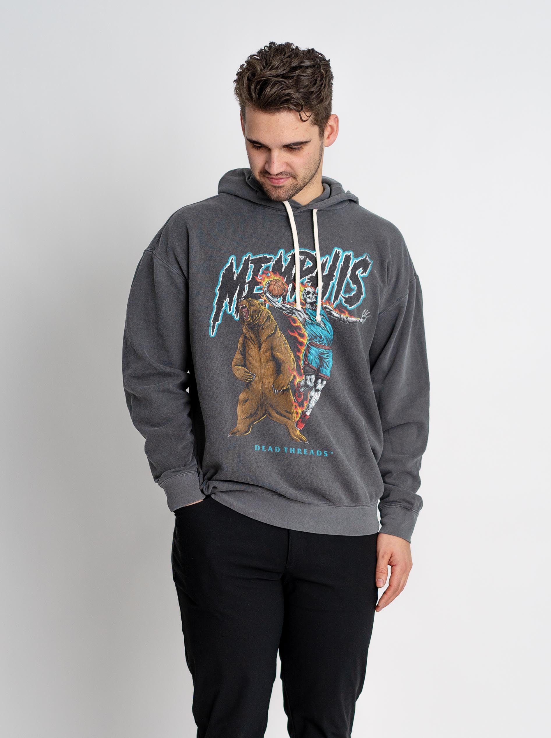 MEMPHIS BASKETBALL - LIGHTWEIGHT HOODIE – Lightweight – Dead Threads Apparel
