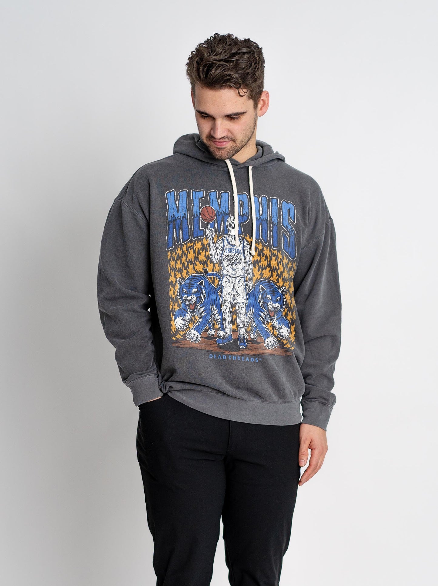MEMPHIS BASKETBALL - LIGHTWEIGHT HOODIE – Lightweight – Dead Threads Apparel