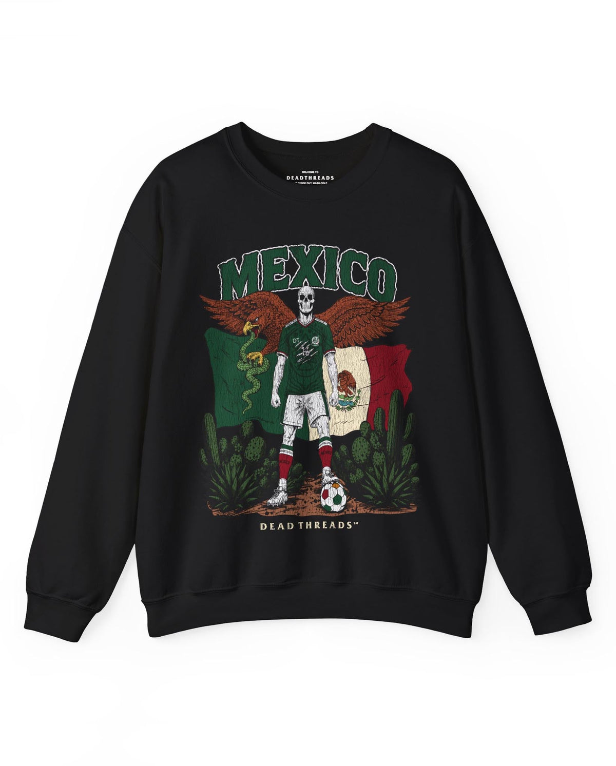MEXICO SOCCER - CREWNECK SWEATSHIRT – Sweatshirt – Dead Threads Apparel
