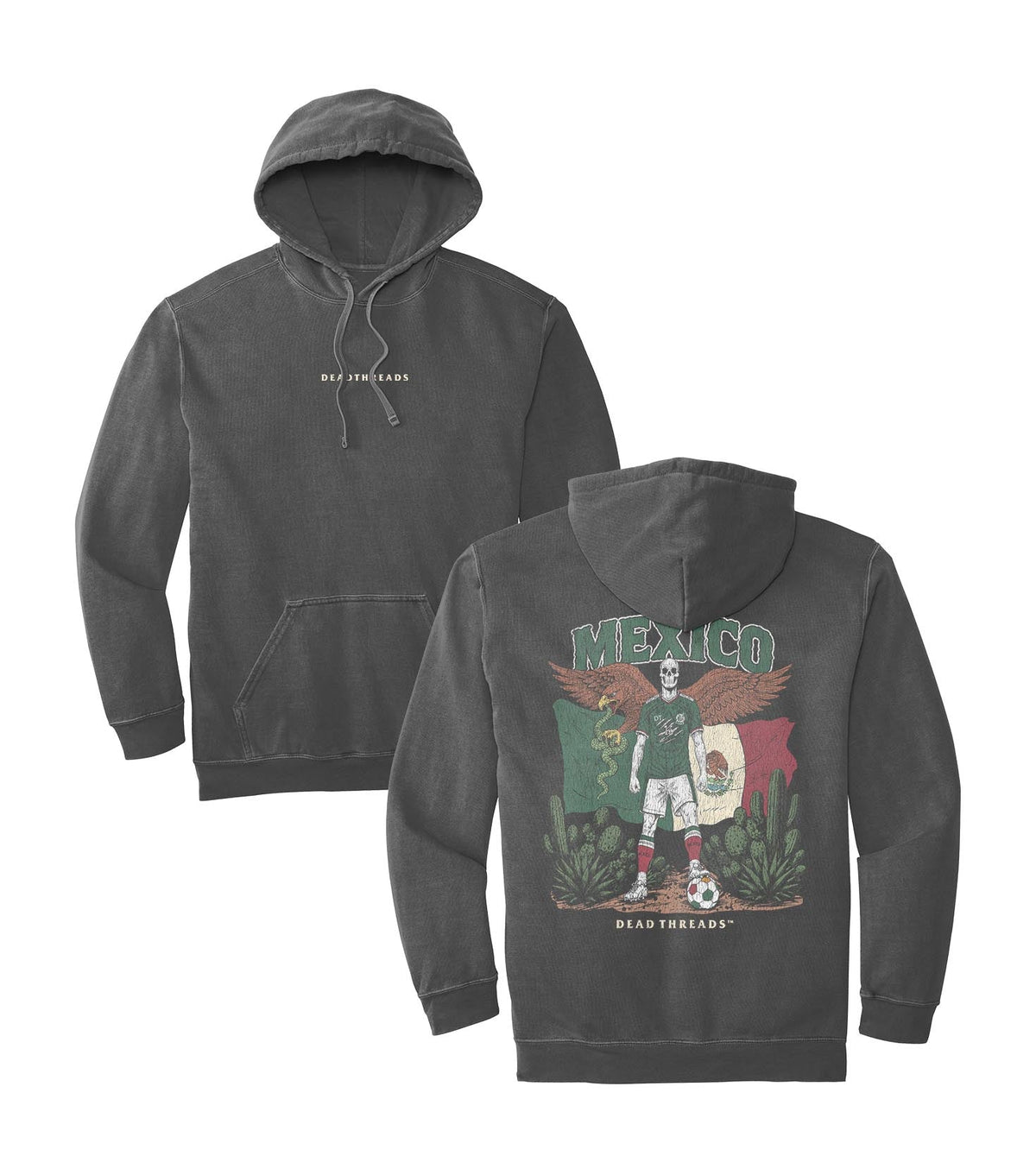 MEXICO SOCCER - “DT ESSENTIAL" HOODIE – Hoodie – Dead Threads Apparel