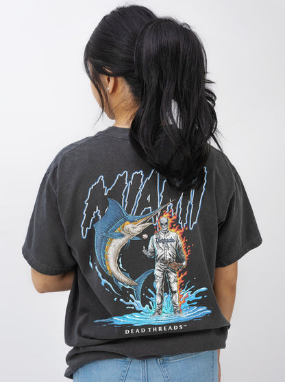MIAMI BASEBALL - “DT ESSENTIAL" PREMIUM T - SHIRT – T-Shirt – Dead Threads Apparel