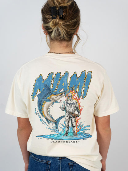 MIAMI BASEBALL - “DT ESSENTIAL" PREMIUM T - SHIRT – T-Shirt – Dead Threads Apparel