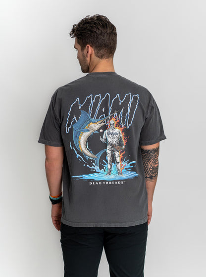 MIAMI BASEBALL - “DT ESSENTIAL" PREMIUM T - SHIRT – T-Shirt – Dead Threads Apparel