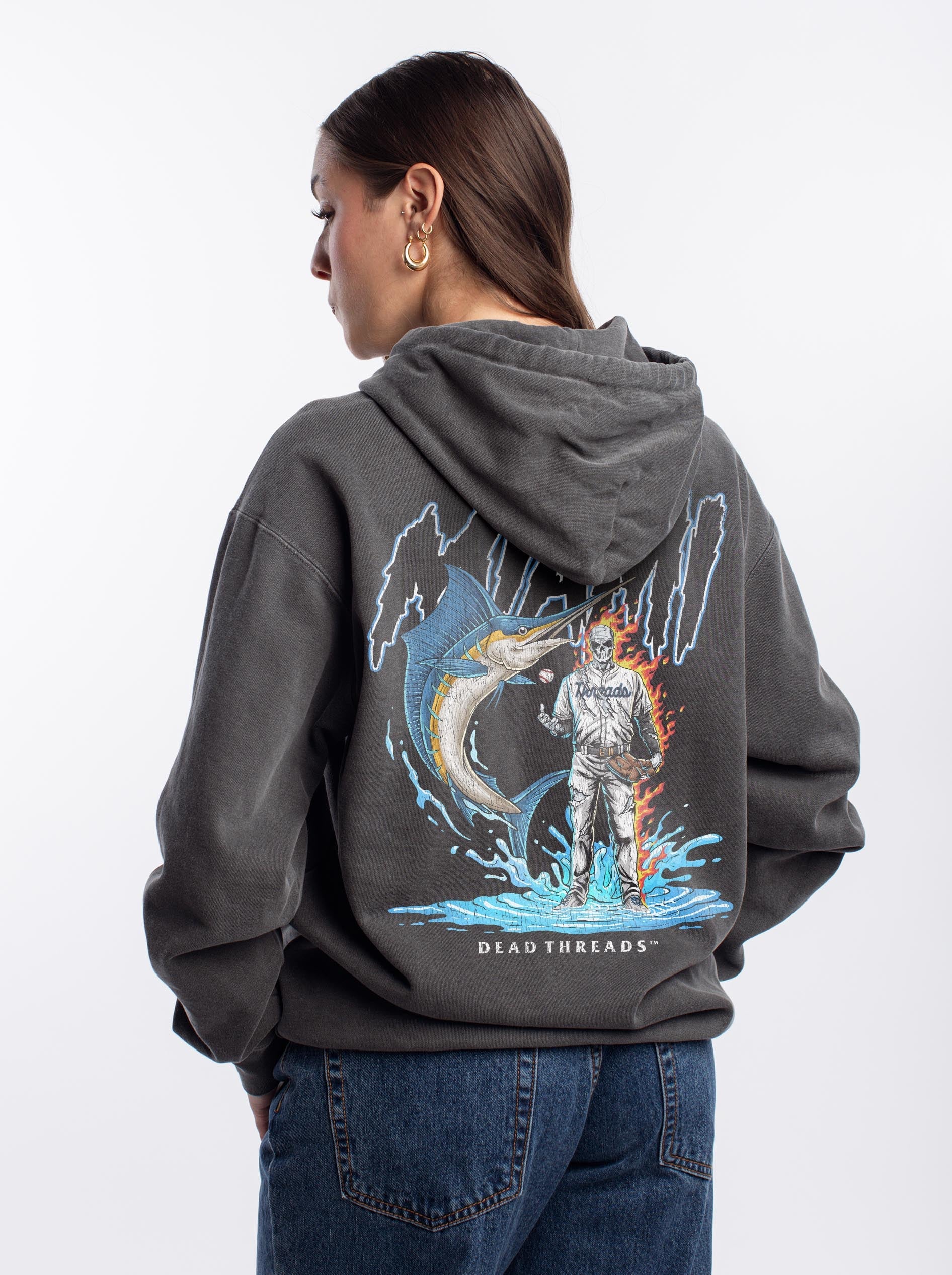 MIAMI BASEBALL - HOODIE – Hoodie – Dead Threads Apparel