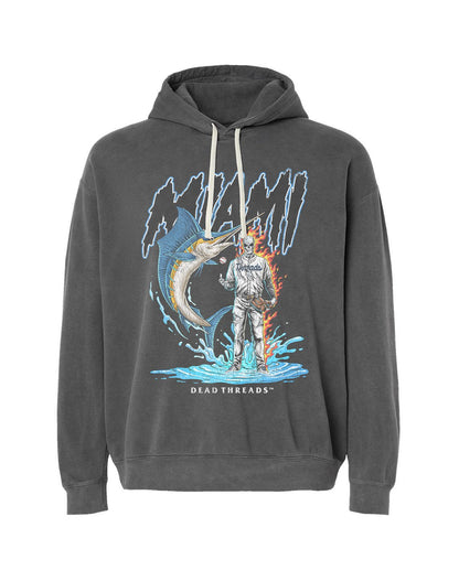 MIAMI BASEBALL - LIGHTWEIGHT HOODIE – Lightweight – Dead Threads Apparel
