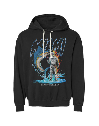 MIAMI BASEBALL - LIGHTWEIGHT HOODIE – Lightweight – Dead Threads Apparel