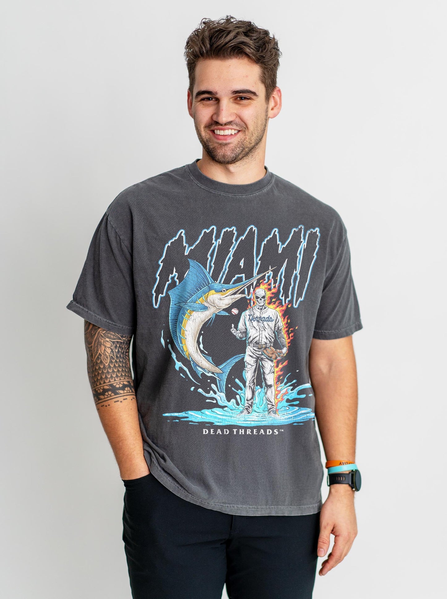 MIAMI BASEBALL – T-Shirt – Dead Threads Apparel