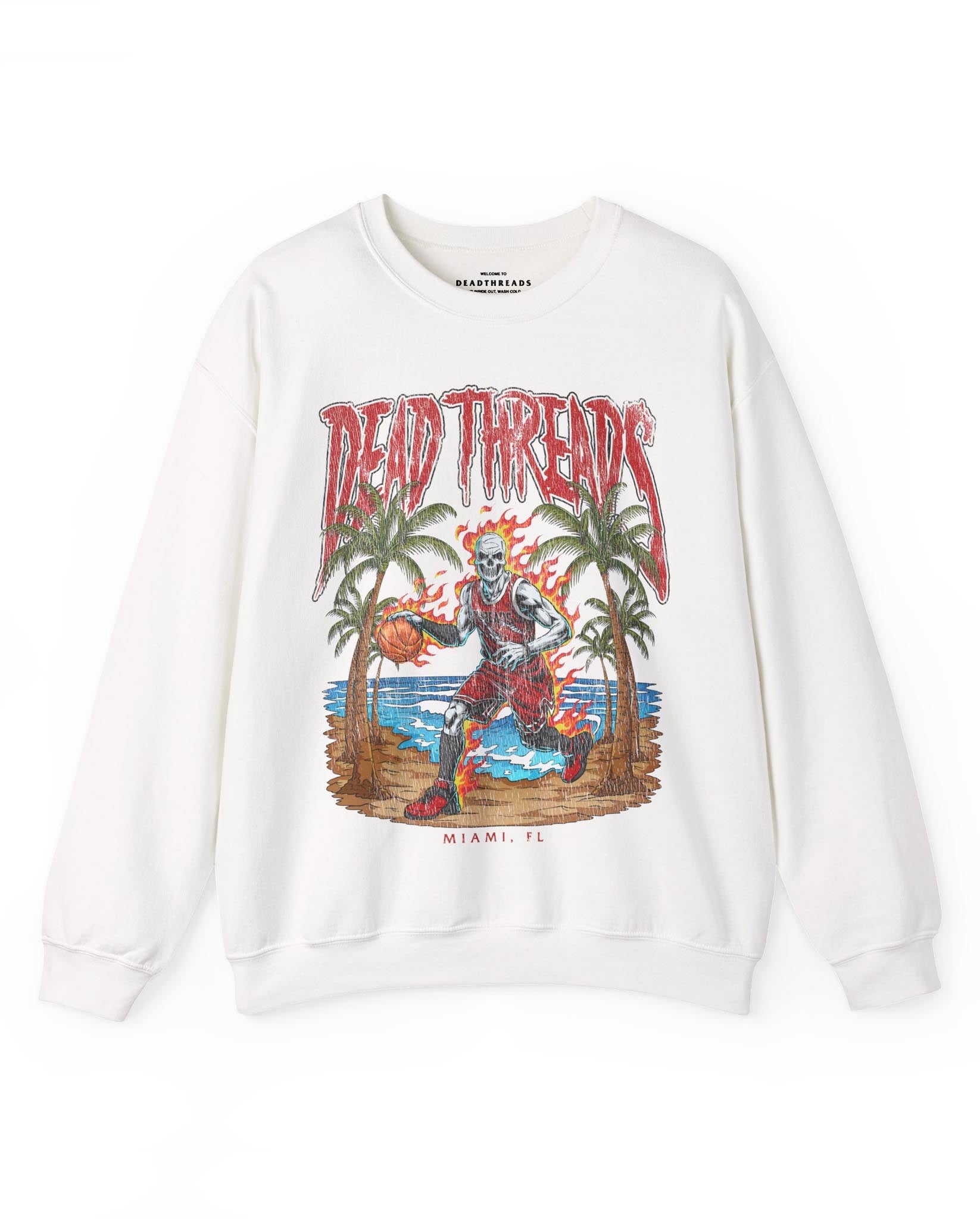 MIAMI BASKETBALL - CREWNECK SWEATSHIRT – Sweatshirt – Dead Threads Apparel