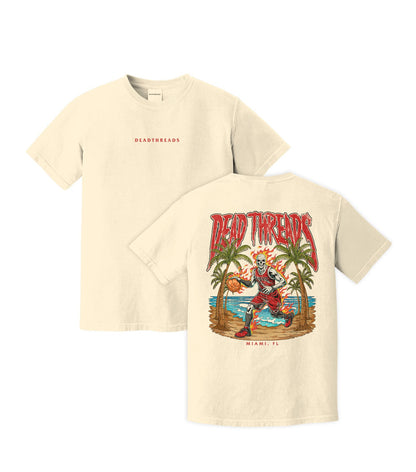 MIAMI BASKETBALL - “DT ESSENTIAL" PREMIUM T - SHIRT – T-Shirt – Dead Threads Apparel
