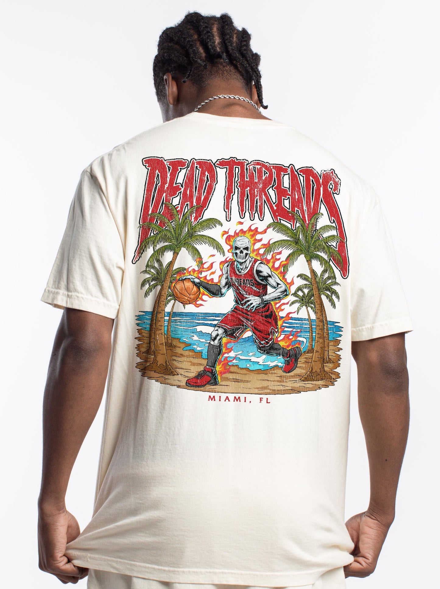 MIAMI BASKETBALL - “DT ESSENTIAL" PREMIUM T - SHIRT – T-Shirt – Dead Threads Apparel