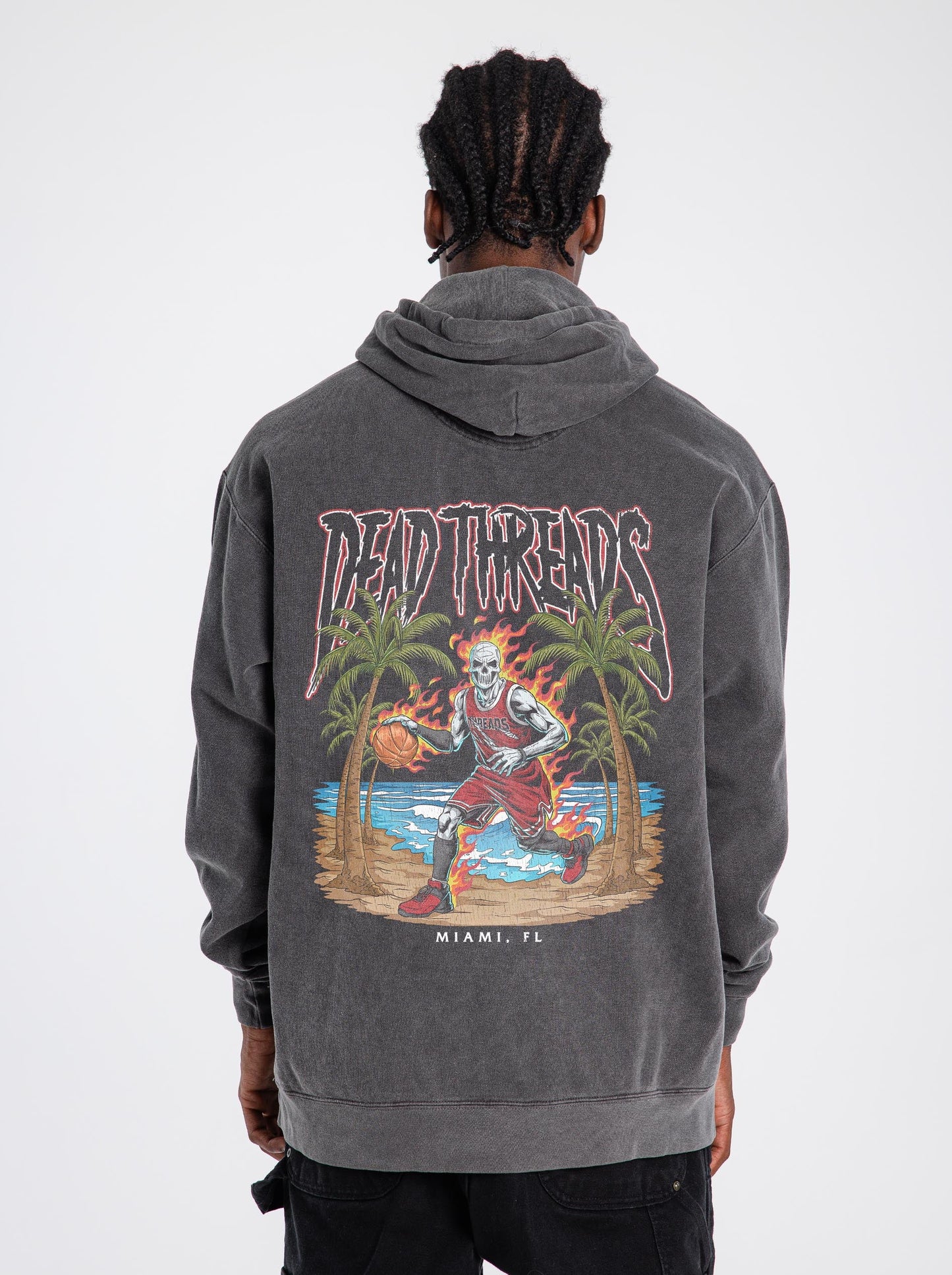 MIAMI BASKETBALL - HOODIE – Hoodie – Dead Threads Apparel