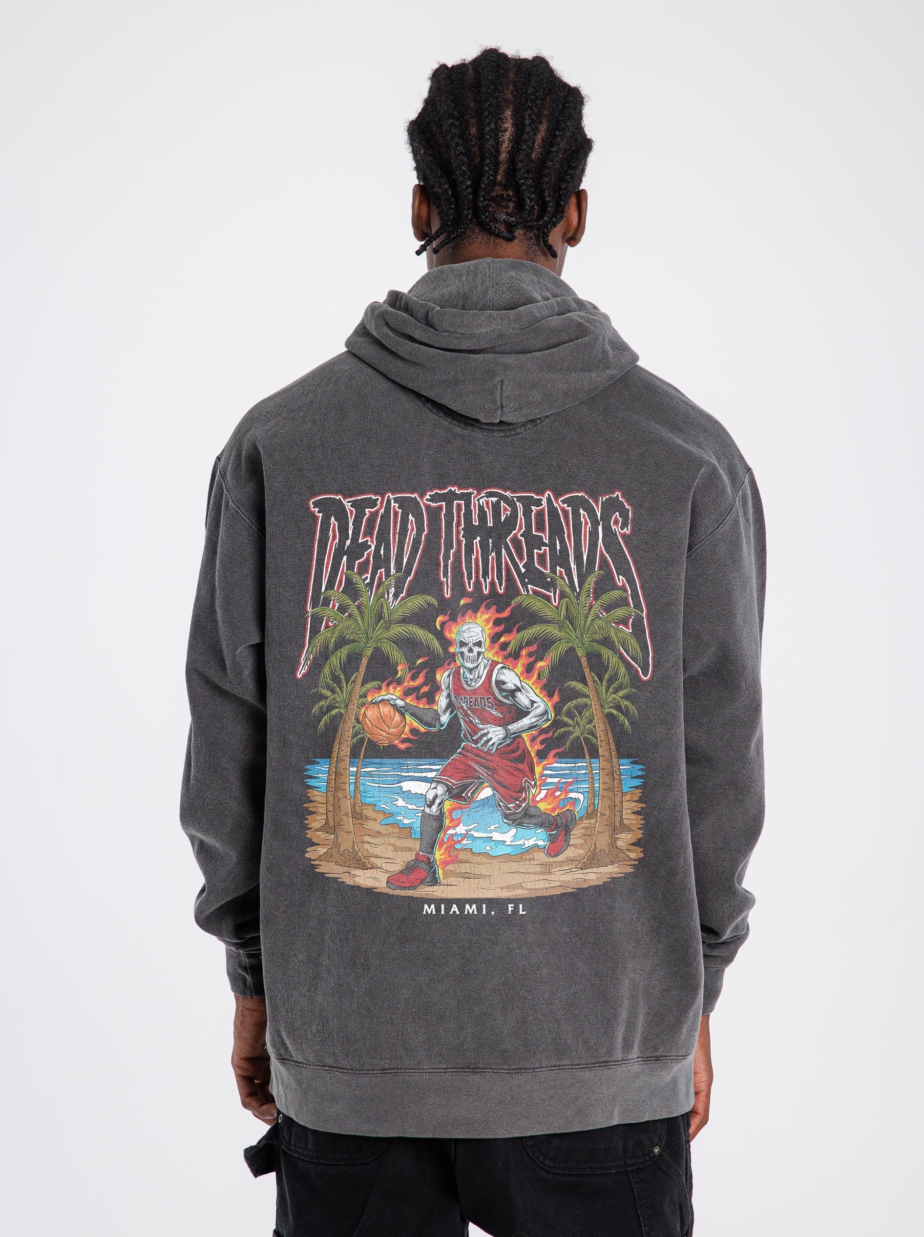 MIAMI BASKETBALL - HOODIE – Hoodie – Dead Threads Apparel