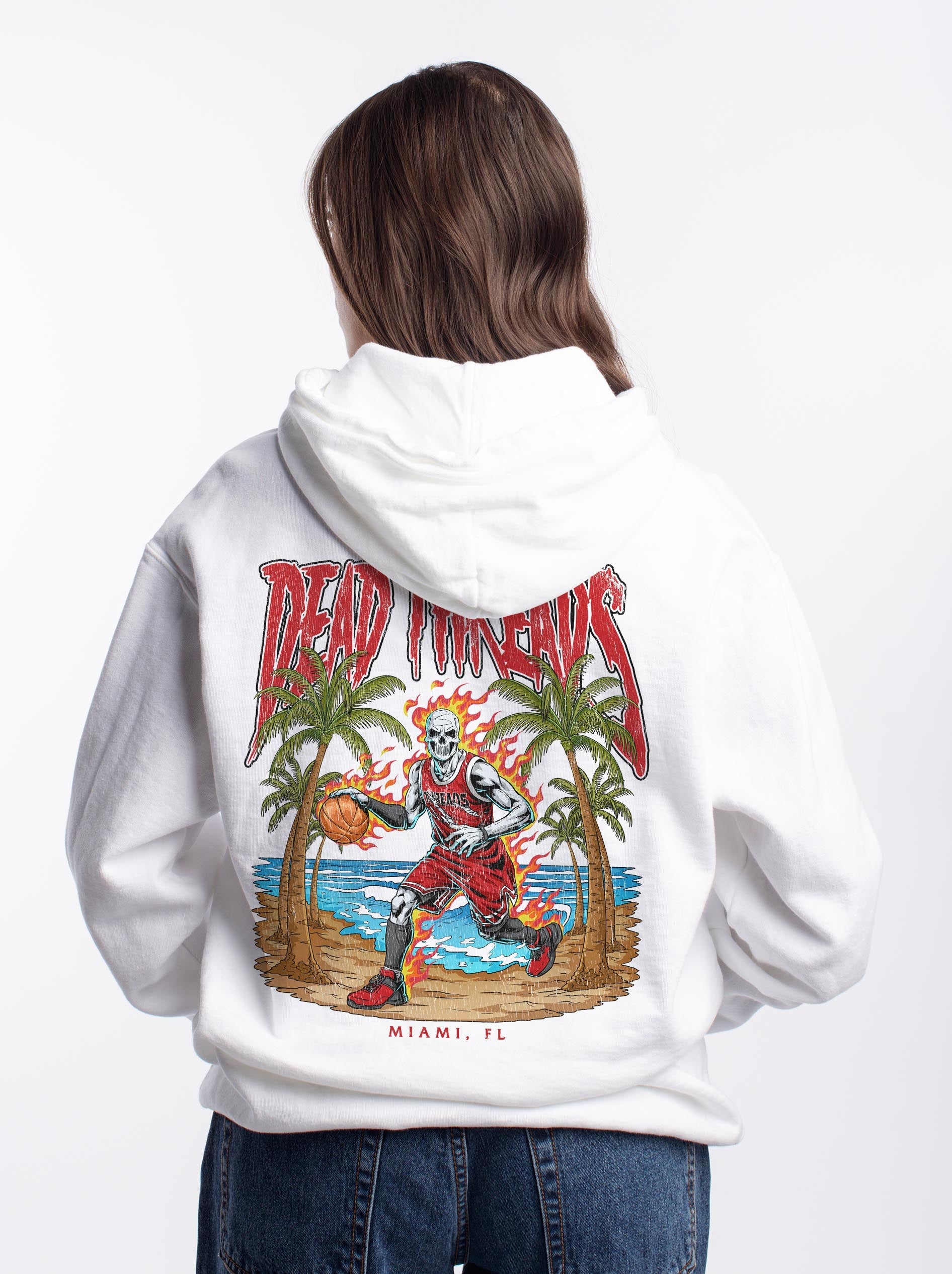 MIAMI BASKETBALL - HOODIE – Hoodie – Dead Threads Apparel