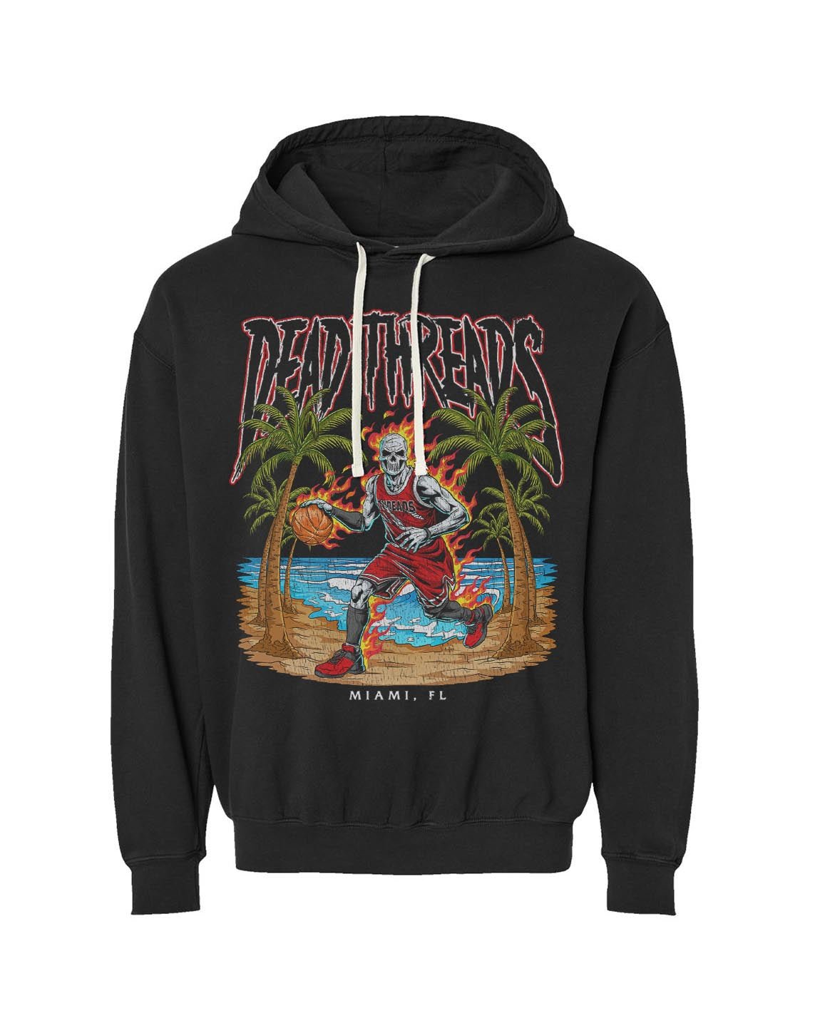 MIAMI BASKETBALL - LIGHTWEIGHT HOODIE – Hoodie – Dead Threads Apparel