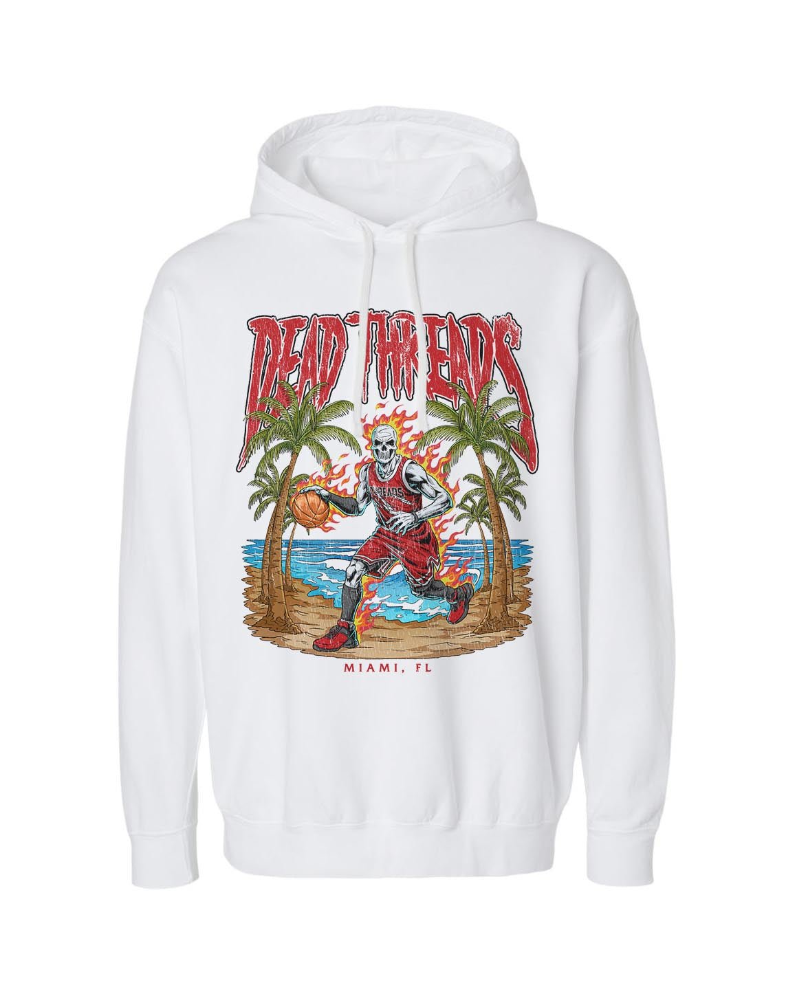 MIAMI BASKETBALL - LIGHTWEIGHT HOODIE – Hoodie – Dead Threads Apparel