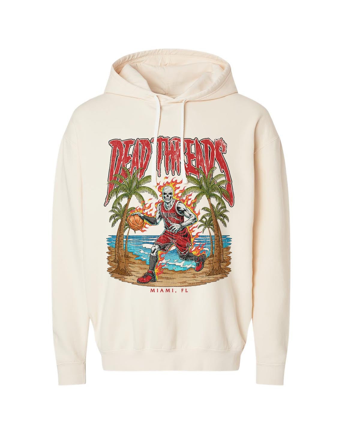 MIAMI BASKETBALL - LIGHTWEIGHT HOODIE – Hoodie – Dead Threads Apparel