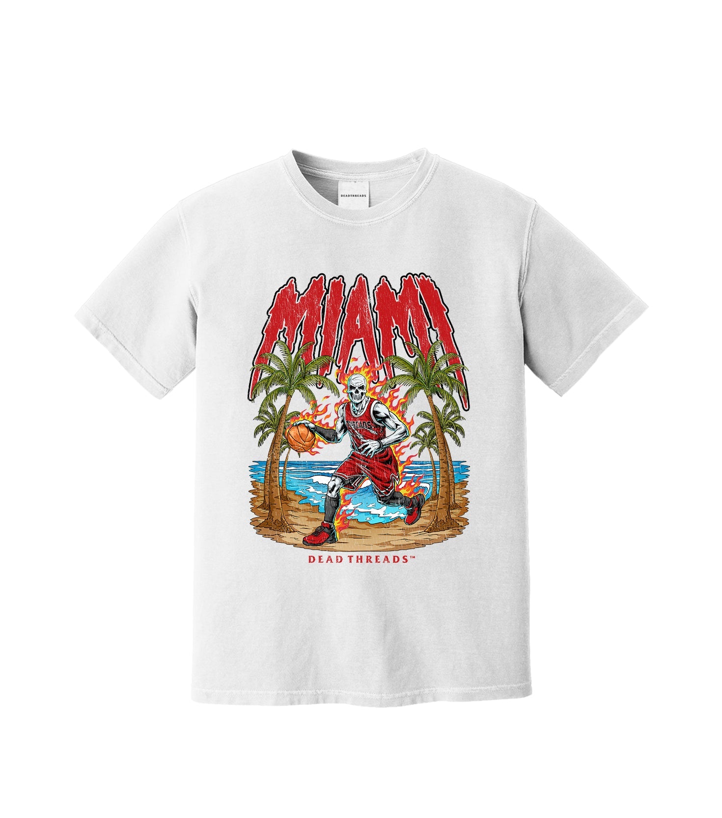MIAMI BASKETBALL – T-Shirt – Dead Threads Apparel