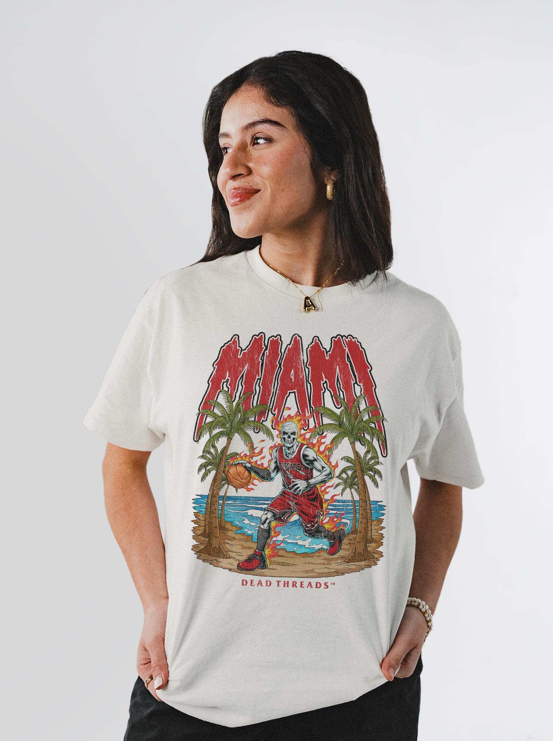 MIAMI BASKETBALL – T-Shirt – Dead Threads Apparel