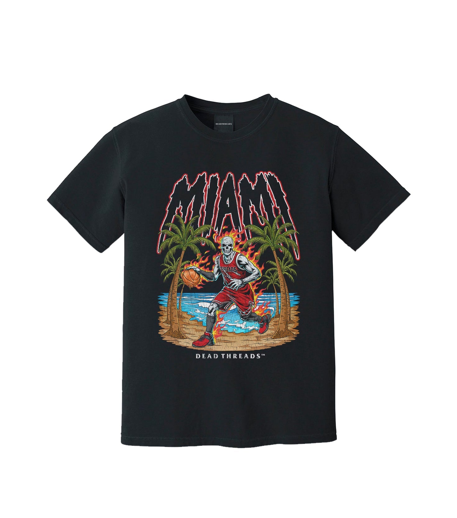 MIAMI BASKETBALL – T-Shirt – Dead Threads Apparel