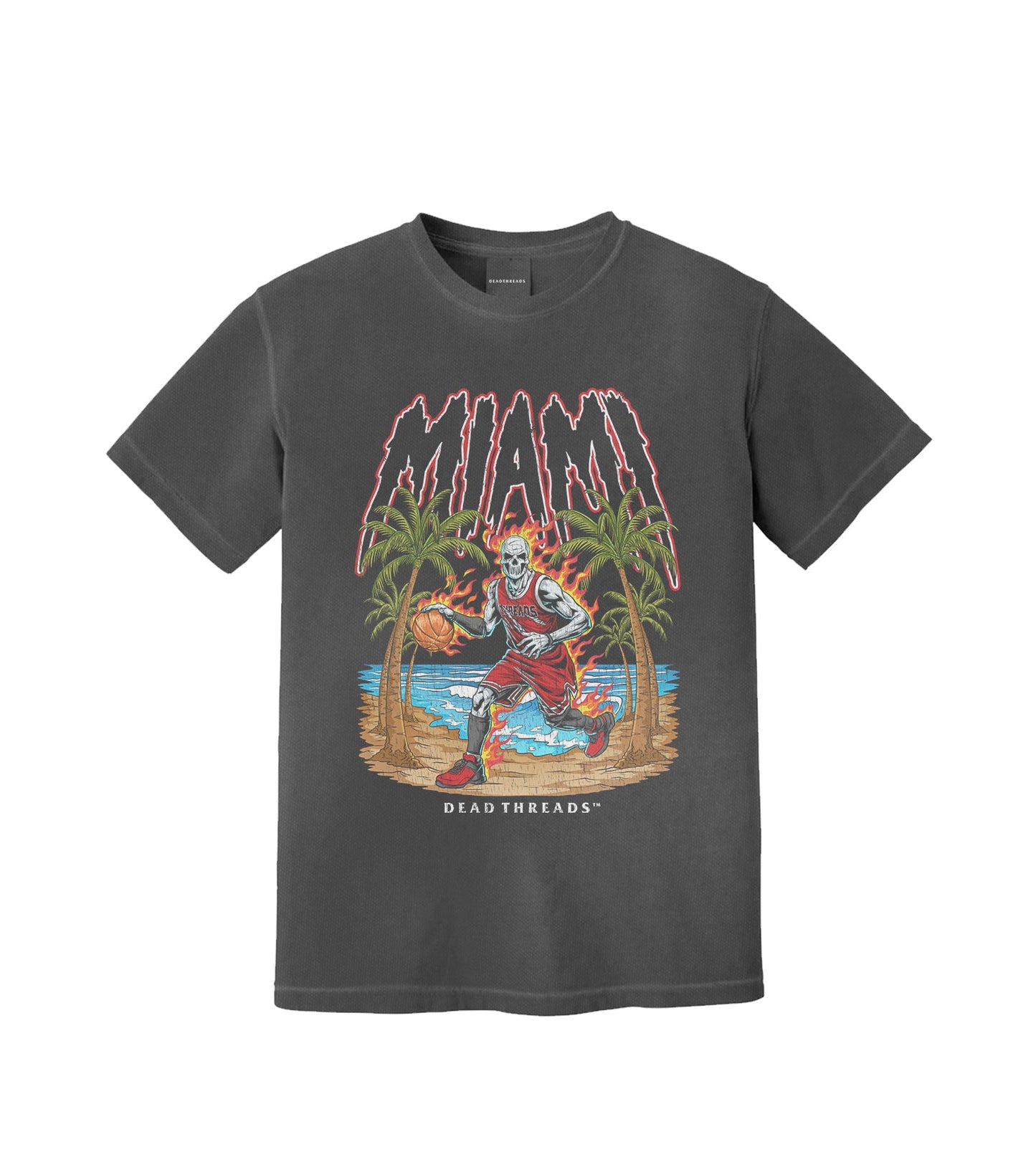 MIAMI BASKETBALL – T-Shirt – Dead Threads Apparel