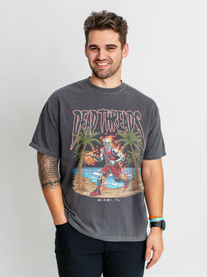 MIAMI BASKETBALL – T-Shirt – Dead Threads Apparel