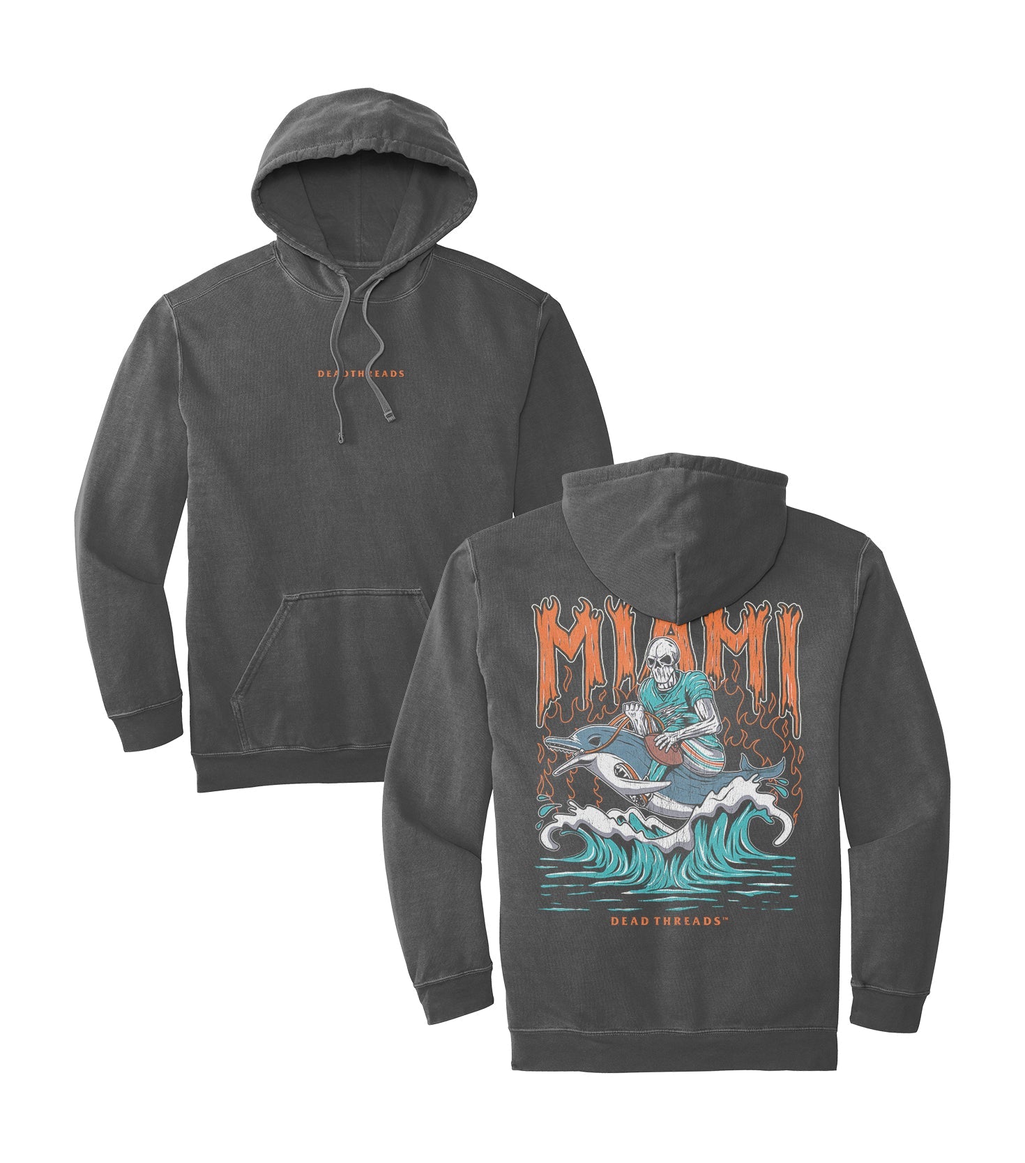 MIAMI FOOTBALL - “DT ESSENTIAL" HOODIE – Hoodie – Dead Threads Apparel