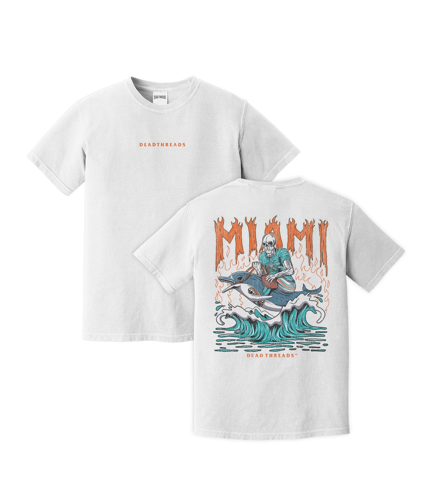 MIAMI FOOTBALL - “DT ESSENTIAL" PREMIUM T - SHIRT – T-Shirt – Dead Threads Apparel