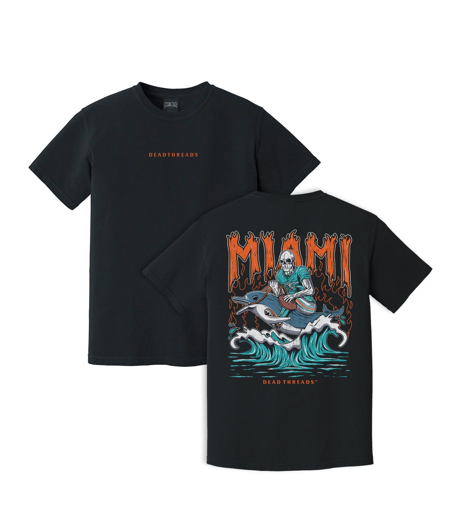 MIAMI FOOTBALL - “DT ESSENTIAL" PREMIUM T - SHIRT – T-Shirt – Dead Threads Apparel