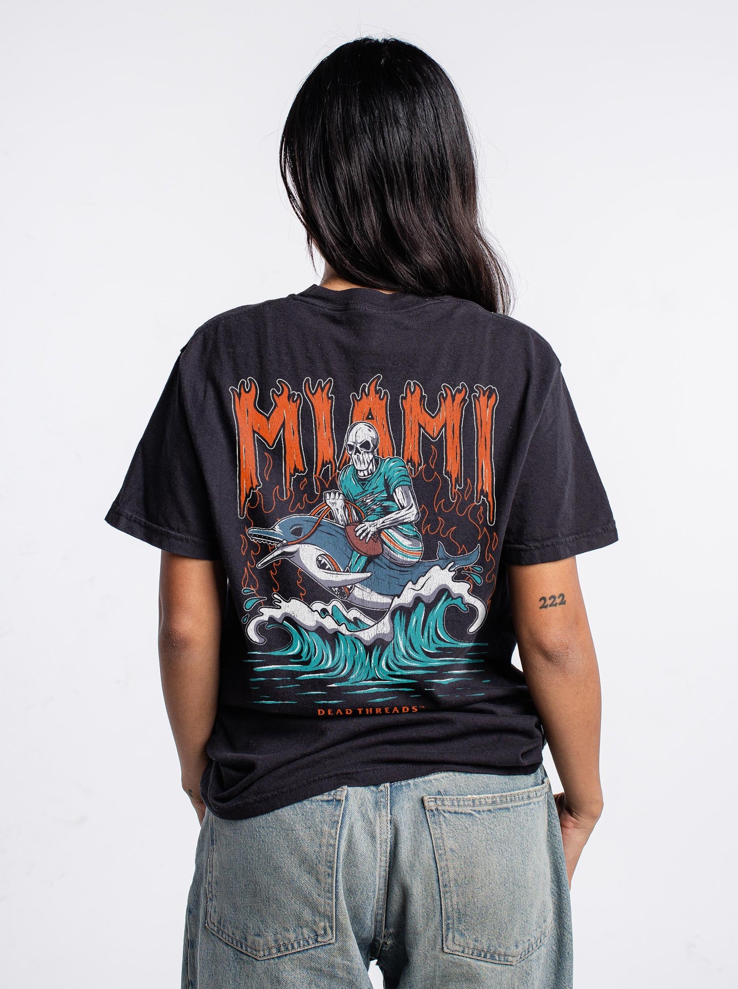 MIAMI FOOTBALL - “DT ESSENTIAL" PREMIUM T - SHIRT – T-Shirt – Dead Threads Apparel