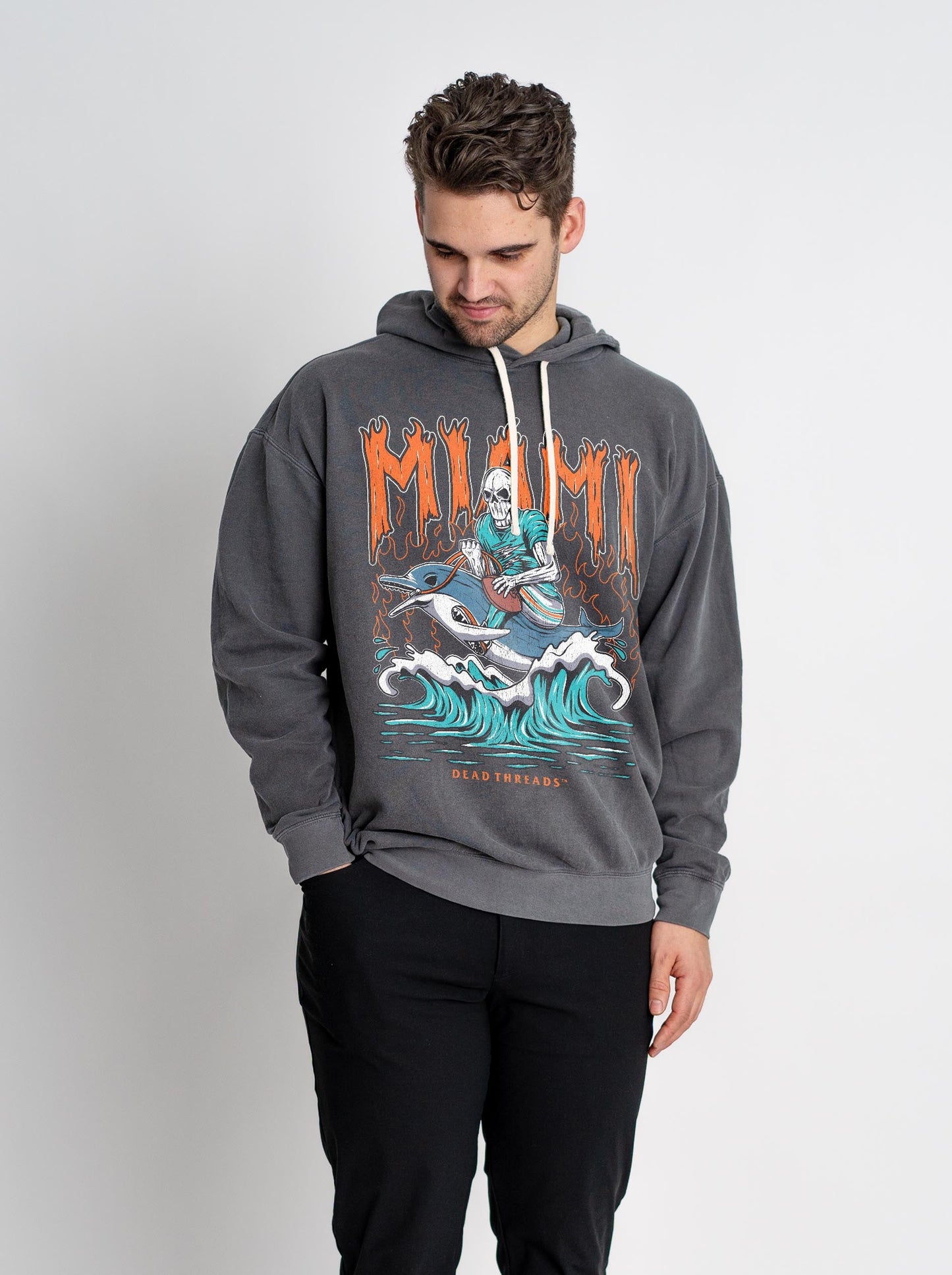MIAMI FOOTBALL - LIGHTWEIGHT HOODIE – Lightweight – Dead Threads Apparel