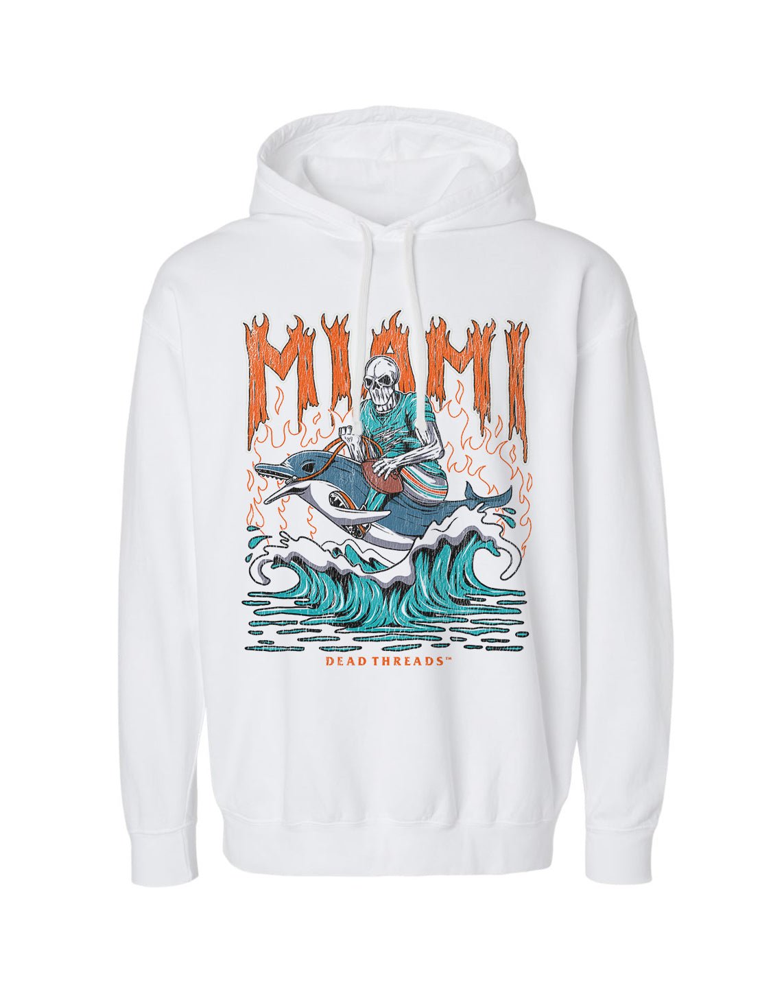 MIAMI FOOTBALL - LIGHTWEIGHT HOODIE – Lightweight – Dead Threads Apparel