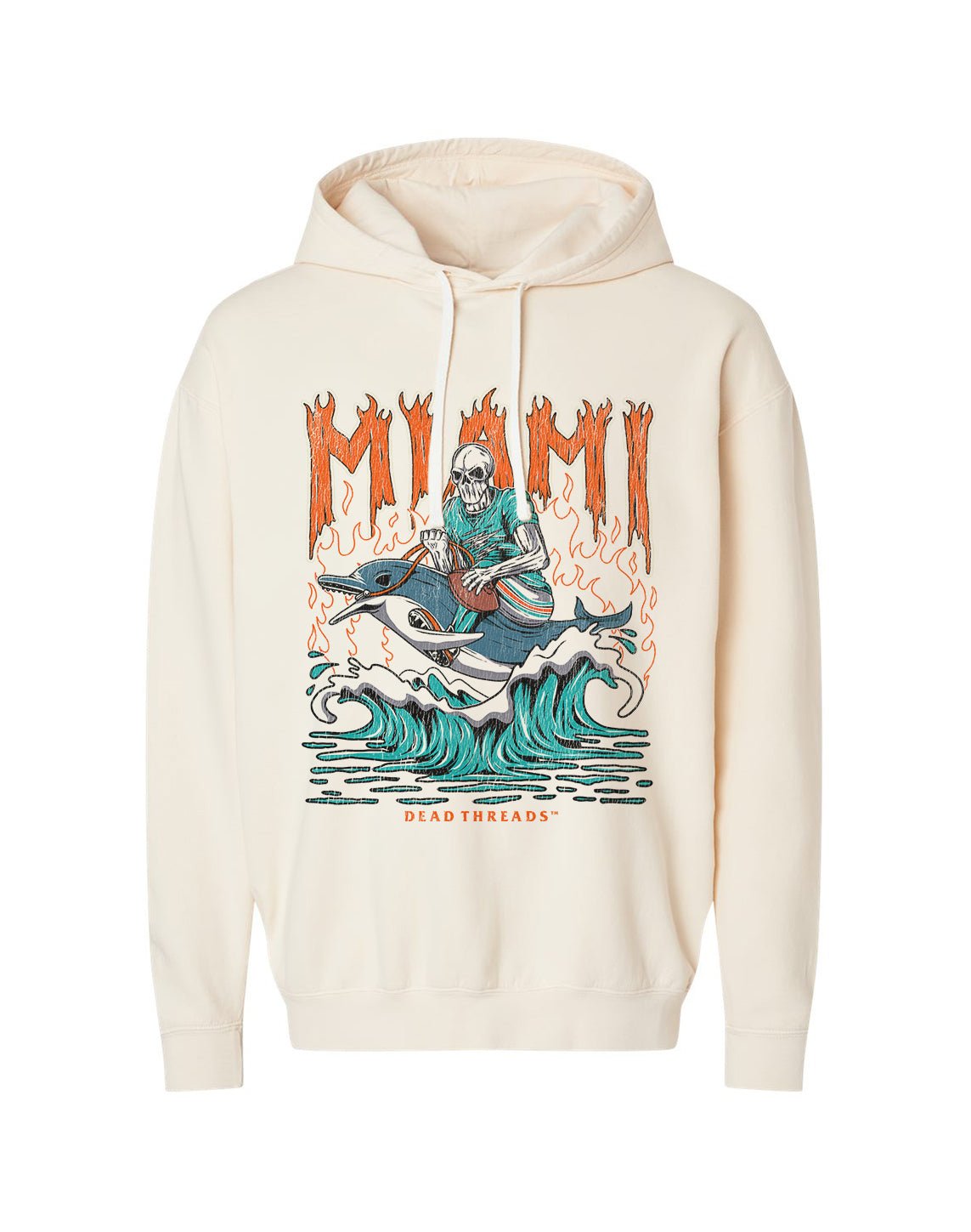 MIAMI FOOTBALL - LIGHTWEIGHT HOODIE – Lightweight – Dead Threads Apparel