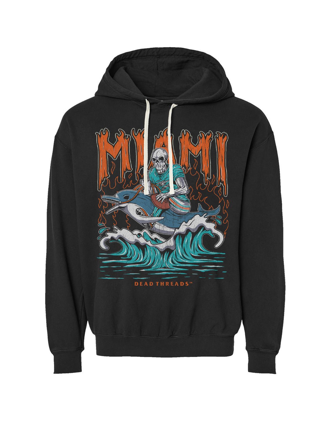 MIAMI FOOTBALL - LIGHTWEIGHT HOODIE – Lightweight – Dead Threads Apparel