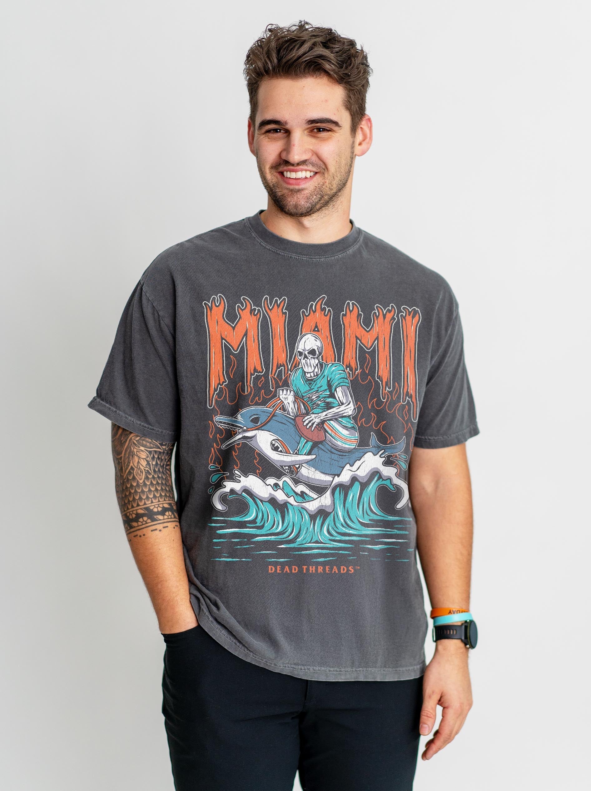 MIAMI FOOTBALL – T-Shirt – Dead Threads Apparel