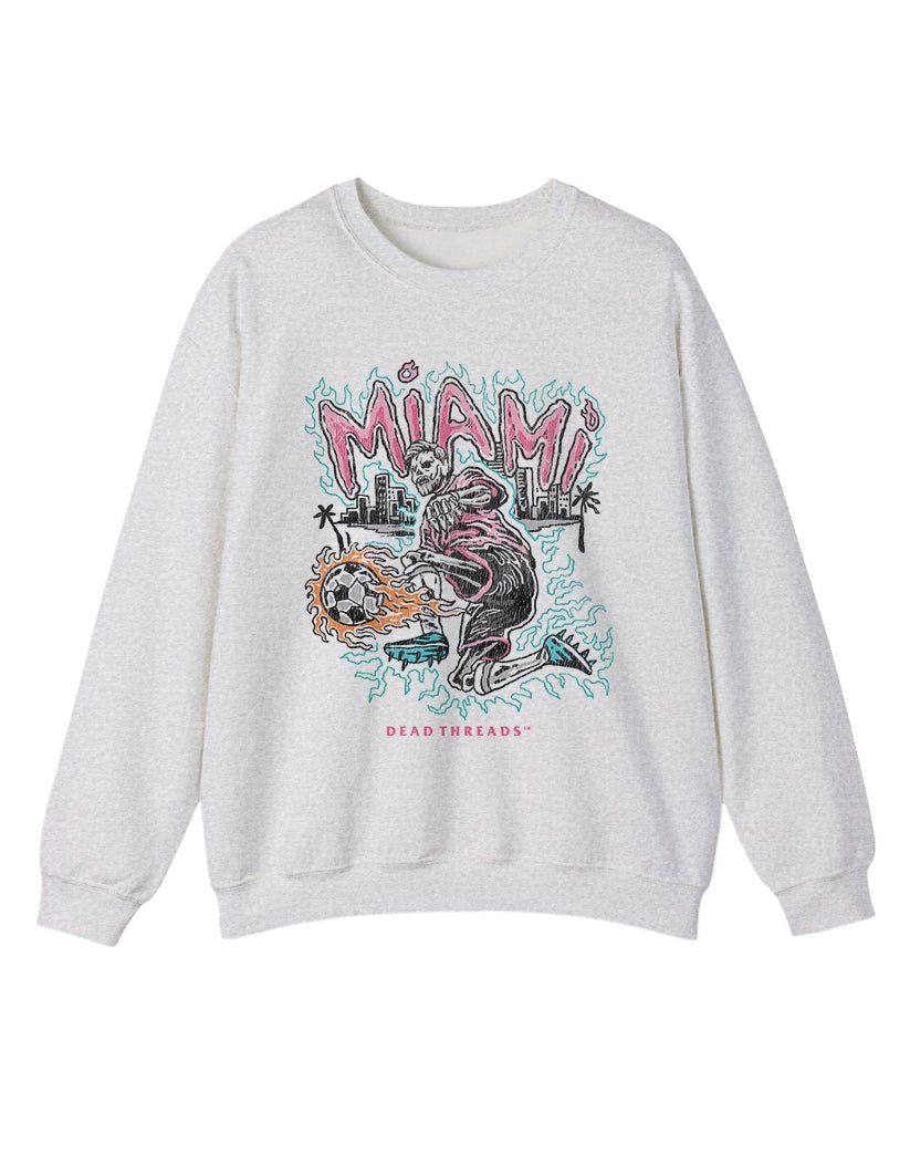 MIAMI FUTBOL CREWNECK SWEATSHIRT – Sweatshirt – Dead Threads Apparel
