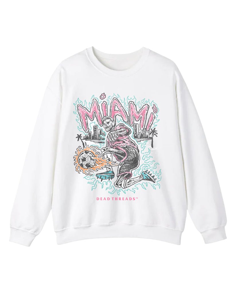 MIAMI FUTBOL CREWNECK SWEATSHIRT – Sweatshirt – Dead Threads Apparel