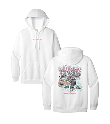 MIAMI FUTBOL - “DT ESSENTIAL" HOODIE – Hoodie – Dead Threads Apparel