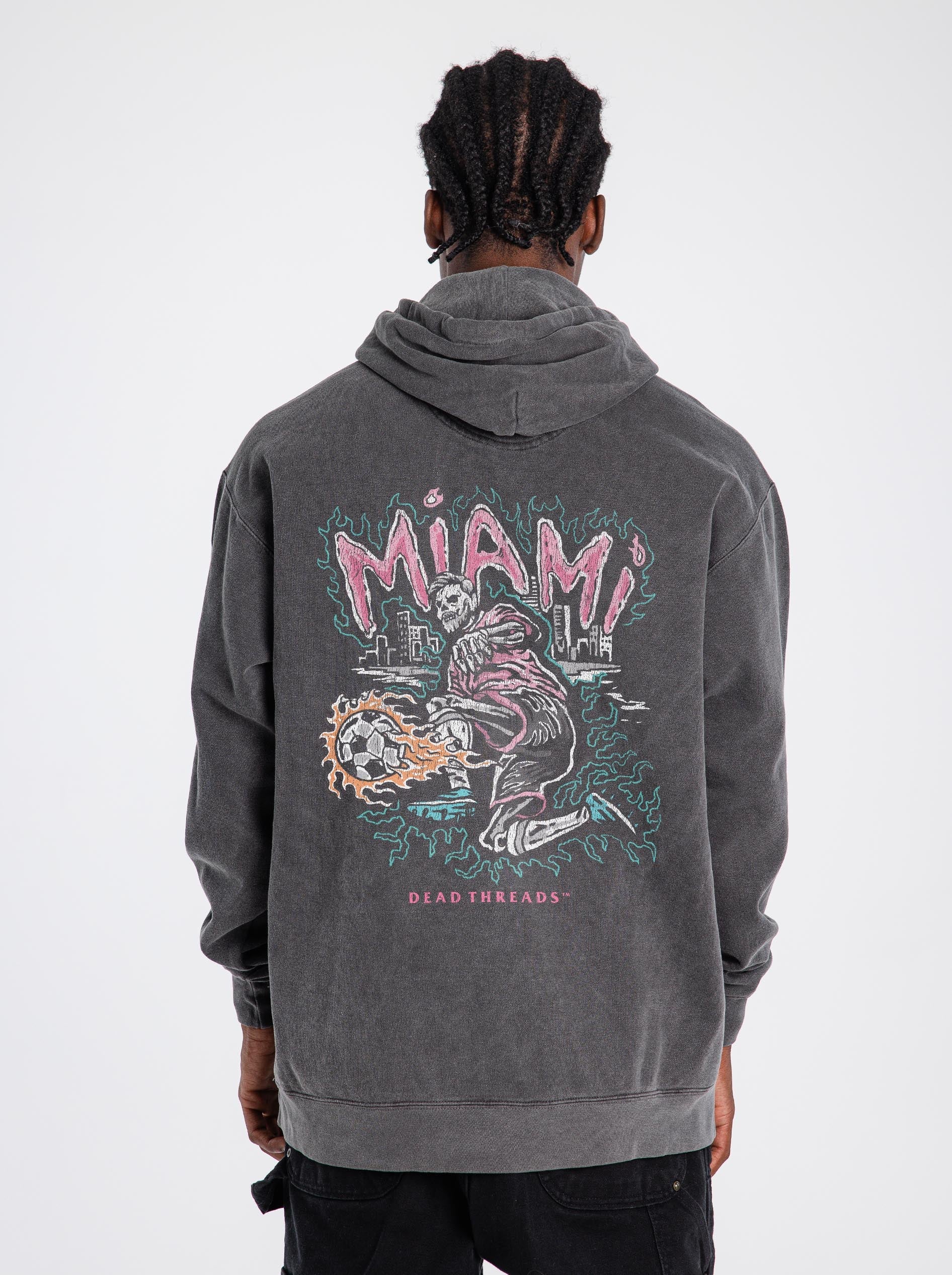 MIAMI FUTBOL - “DT ESSENTIAL" HOODIE – Hoodie – Dead Threads Apparel