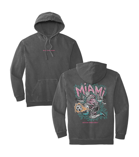 MIAMI FUTBOL - “DT ESSENTIAL" HOODIE – Hoodie – Dead Threads Apparel