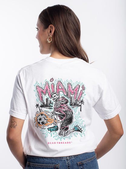 MIAMI FUTBOL - “DT ESSENTIAL" PREMIUM T - SHIRT – T-Shirt – Dead Threads Apparel