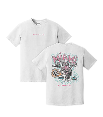 MIAMI FUTBOL - “DT ESSENTIAL" PREMIUM T - SHIRT – T-Shirt – Dead Threads Apparel