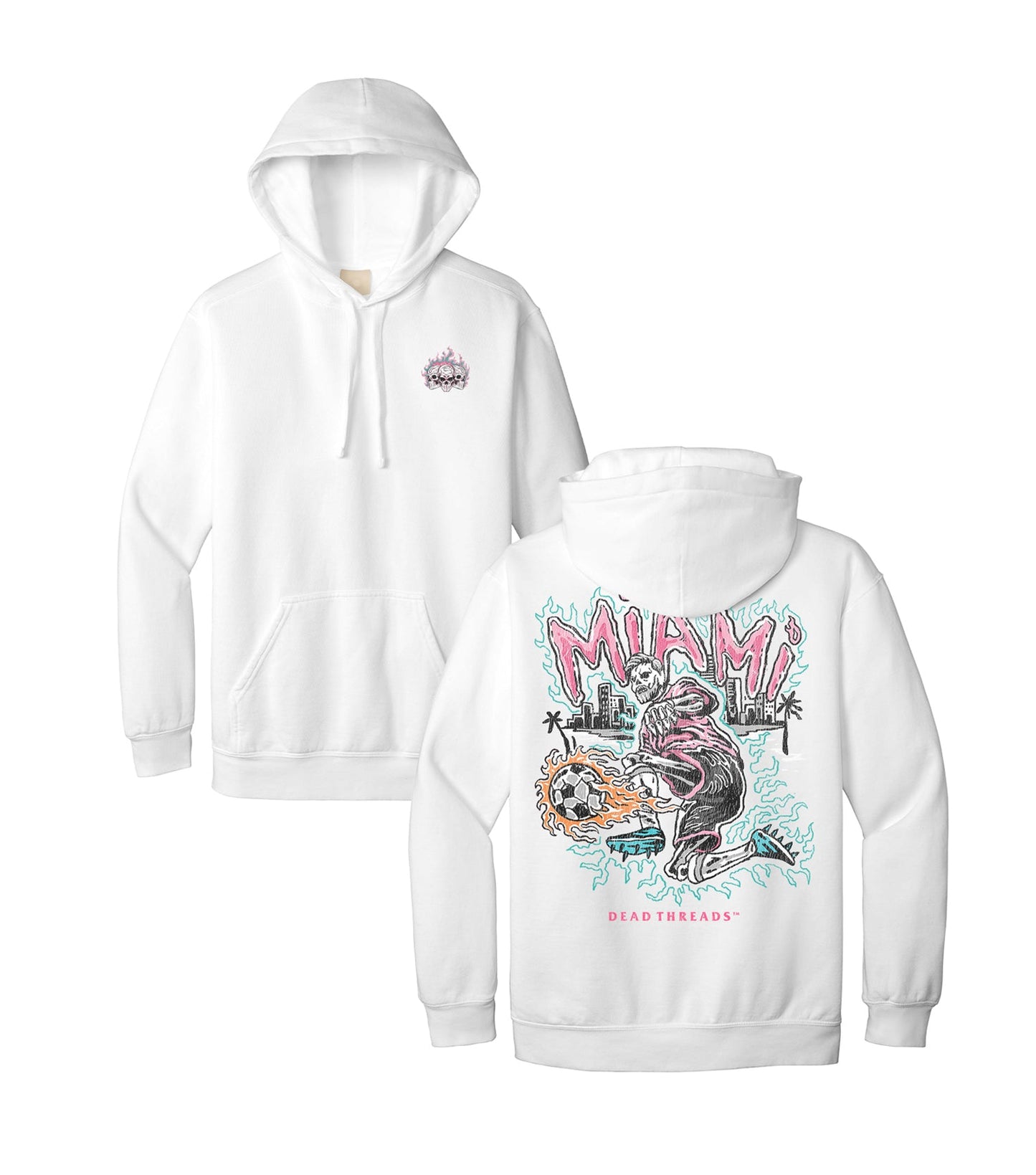 MIAMI FUTBOL - HOODIE – Hoodie – Dead Threads Apparel