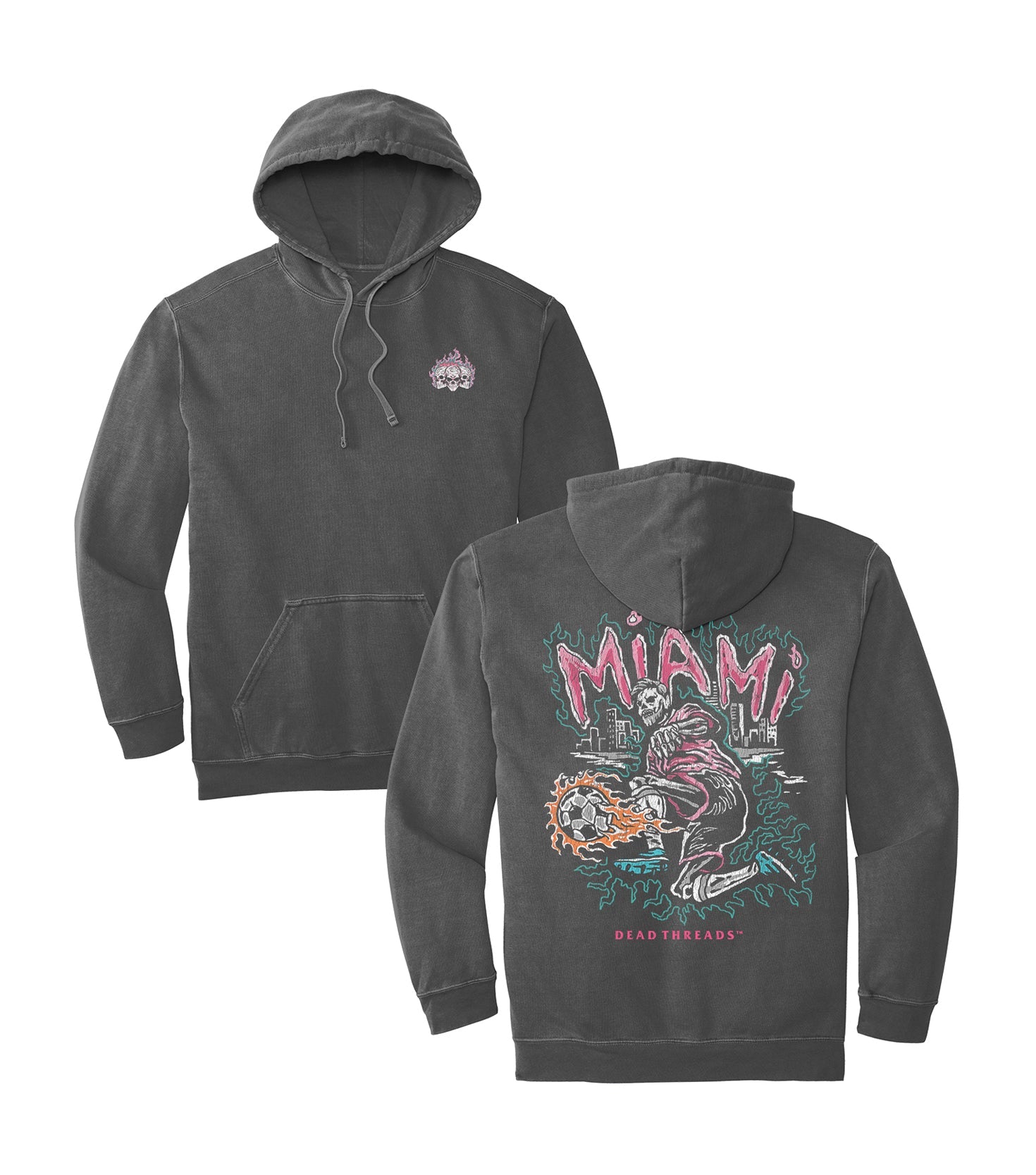 MIAMI FUTBOL - HOODIE – Hoodie – Dead Threads Apparel