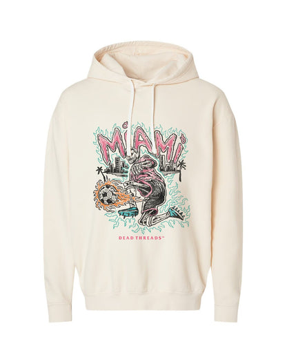 MIAMI FUTBOL - LIGHTWEIGHT HOODIE – Lightweight – Dead Threads Apparel