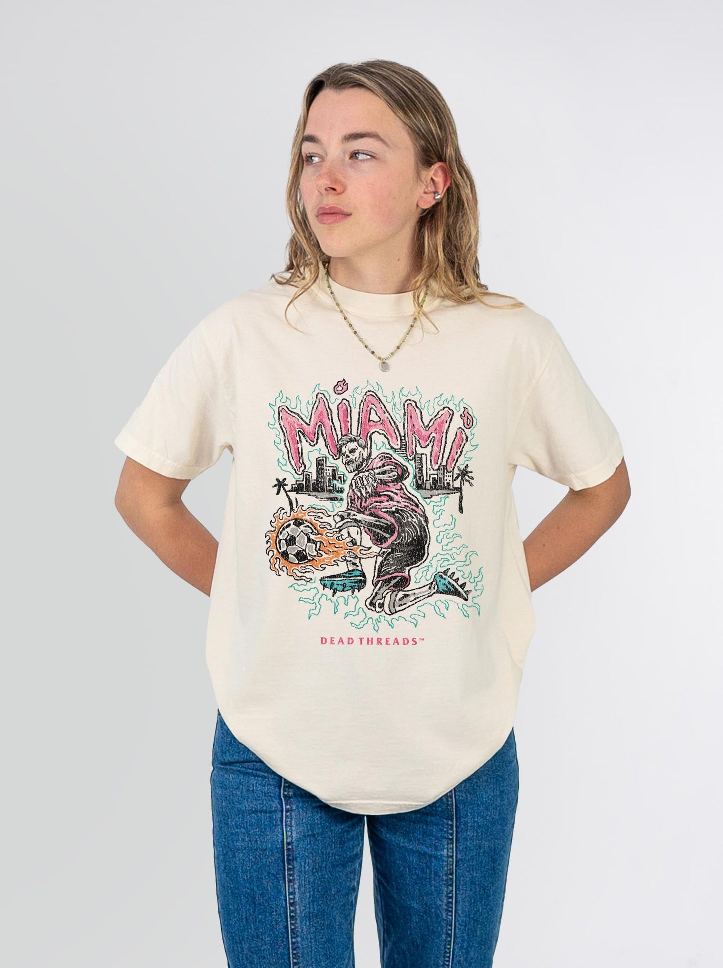 MIAMI FUTBOL – T-Shirt – Dead Threads Apparel