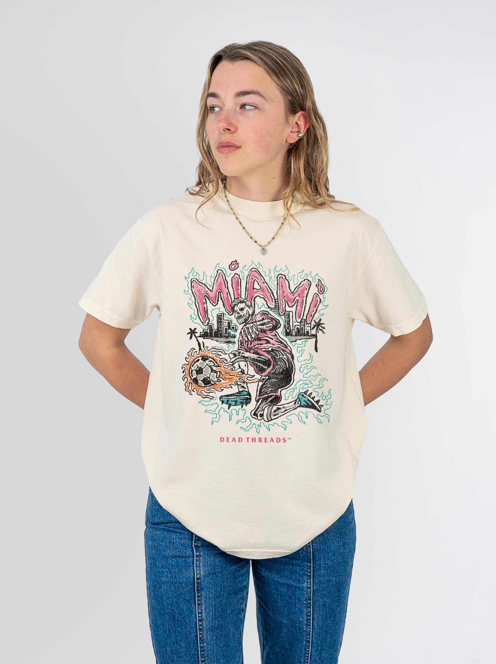 MIAMI FUTBOL – T-Shirt – Dead Threads Apparel