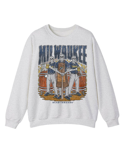 MILWAUKEE BASEBALL CREWNECK SWEATSHIRT – Sweatshirt – Dead Threads Apparel
