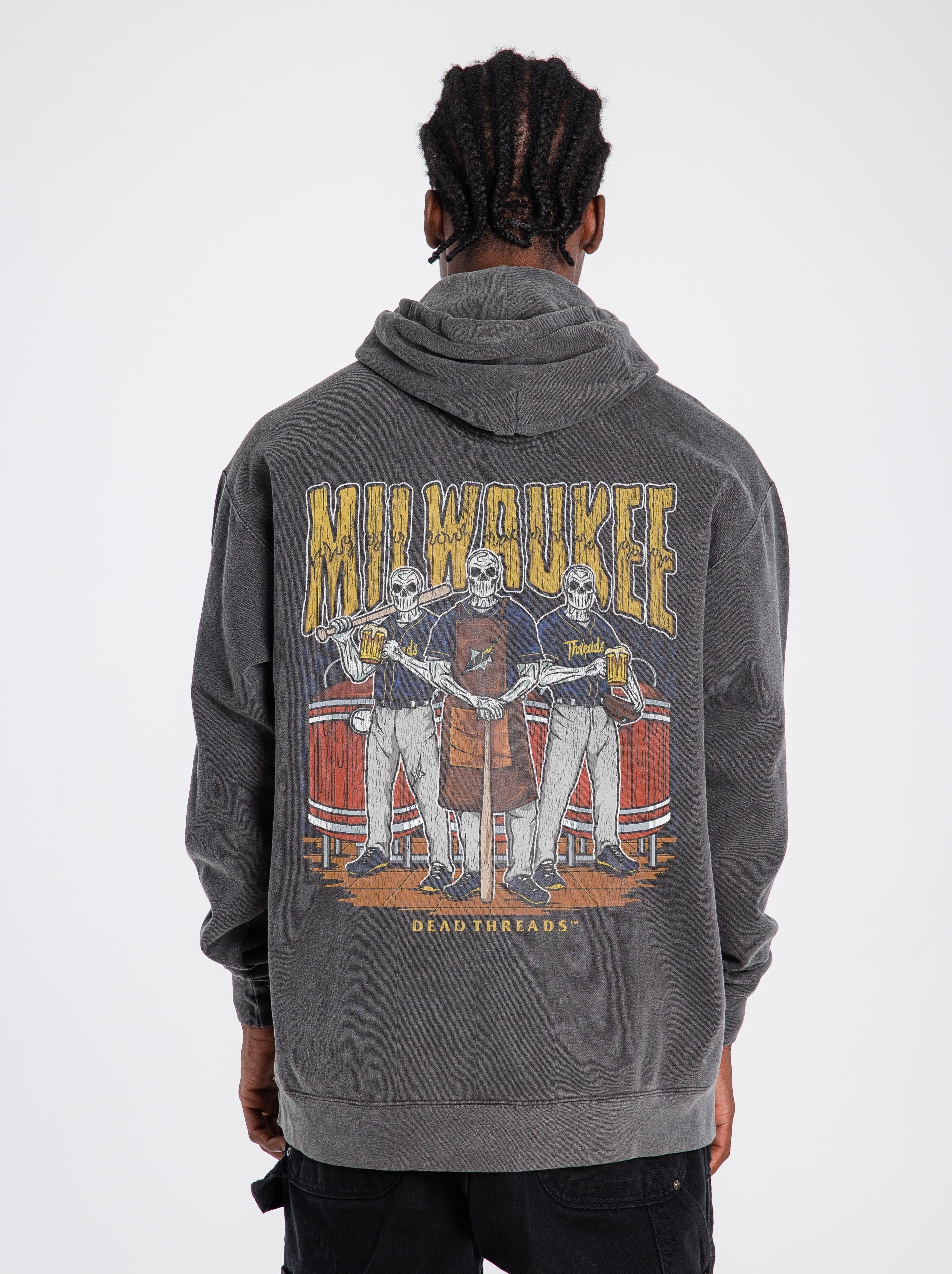 MILWAUKEE BASEBALL - “DT ESSENTIAL" HOODIE – Hoodie – Dead Threads Apparel